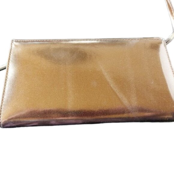 Little / Small Gold Evening Purse Shoulder Bag - Picture 3 of 4